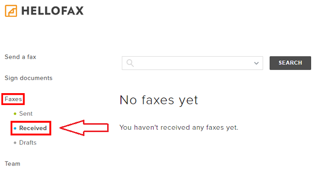 HelloFaxの受信方法