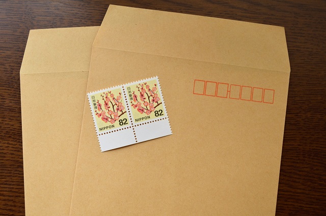 簡易書留ハガキ