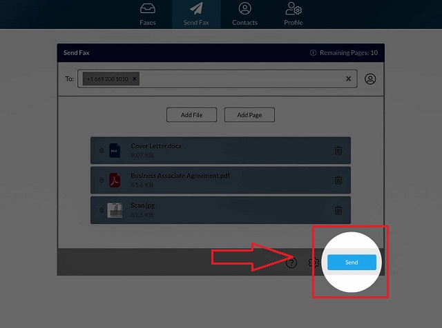 FAX.PLUSの送信方法