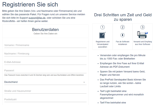 ユーザー情報の入力